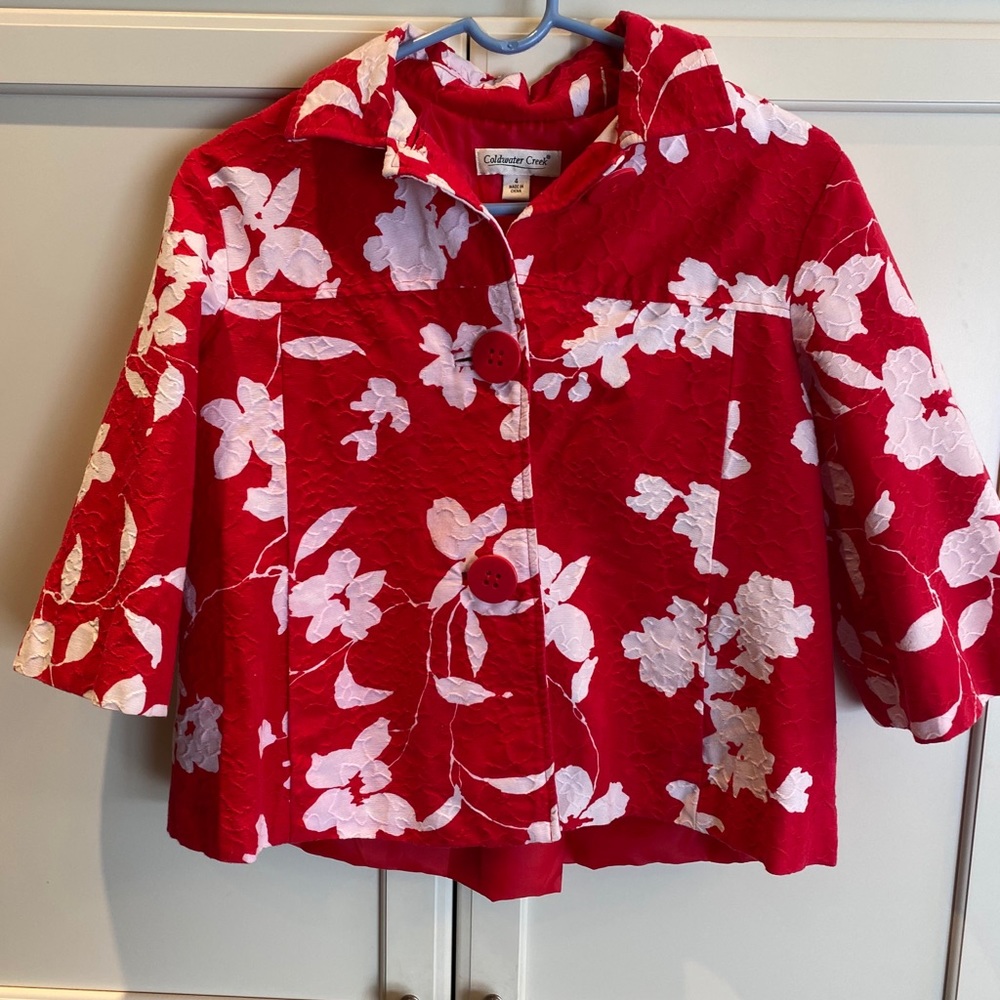 Red jacket